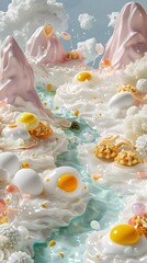 Nature is full of egg yolks - obrazy, fototapety, plakaty