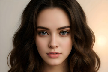 Naklejka premium portrait of a woman