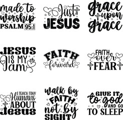 Christian Bundle SVG, Faith Bundle SVG, God svg, Jesus svg, Bible Verse Bundle, Religious SVG, Cricut Cut Files, Christian Quote Bundle, Png Bundle, Bible Quote, Inspirational Quote,