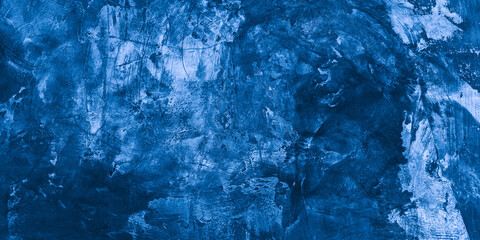 blue grunge wall cement texture background