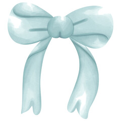 blue ribbon bow
