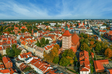 Olsztyn - widok na Stare Miasto.