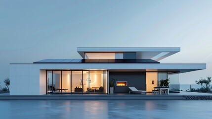 The design project of a new generation private house.