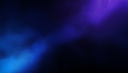Mystic Midnight: Glowing Grainy Dark Blue-Purple Gradient Background