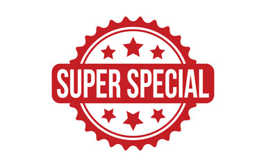 Super Special Rubber Stamp Seal Vector