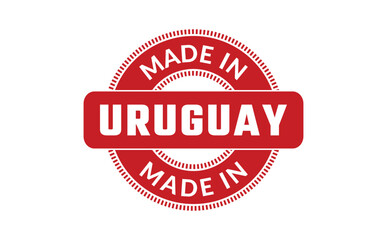 Fototapeta na wymiar Made In Uruguay Rubber Stamp