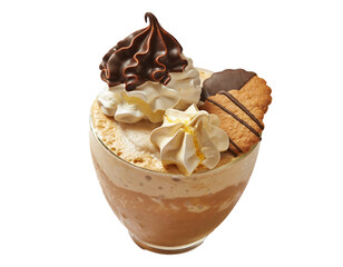 chocolate ice cream with chocolate