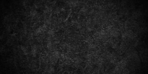 Foto op Plexiglas Distressed Rough Black cracked wall slate texture wall grunge backdrop rough background, dark concrete floor or old grunge background. black concrete wall , grunge stone texture background. © MdLothfor