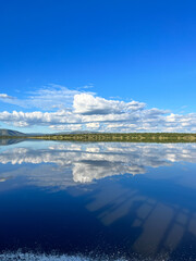 Reflections in the water