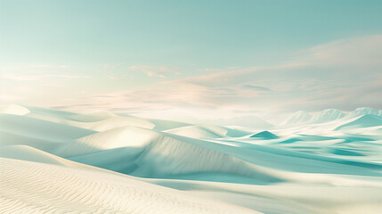 Conceptual pastel desert backdrop.
 - obrazy, fototapety, plakaty