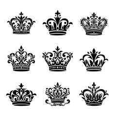 Elegant classic crowns