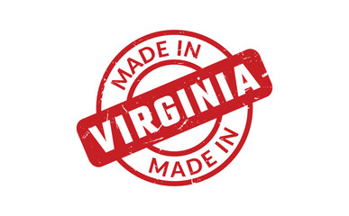 Made In Virginia Rubber Stamp