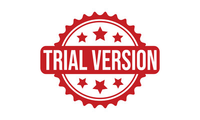 Trial Version Rubber Stamp Seal Vector