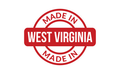 Made In West Virginia Rubber Stamp