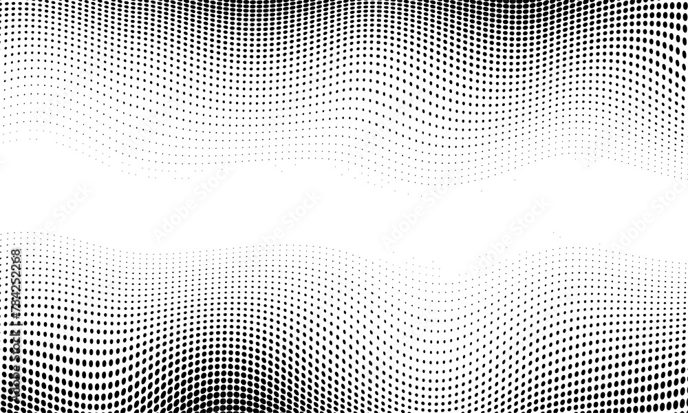 Poster monochrome gradient halftone dots background. overlay png illustration. abstract grunge dots on tran