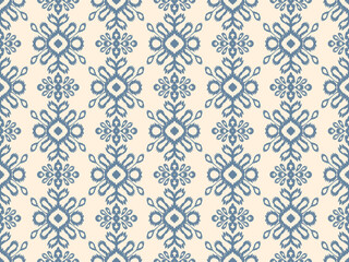 backgroundIkat Flower Pattern Ethnic Geometric native tribal boho motif aztec textile fabric carpet mandalas African