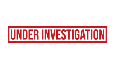 Under Investigation Rubber Stamp Seal Vector