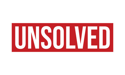 Unsolved Rubber Stamp Seal Vector
