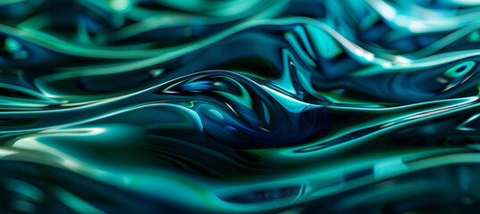 Obraz premium Macro Capture of Abstract Waves in High Definition