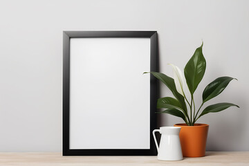 Mockup, Signle Frame, Realistic Wall Photo Frame