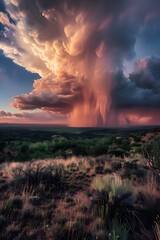 The dazzling display of New Mexico's ever-changing sky: a snapshot of diverse weather patterns