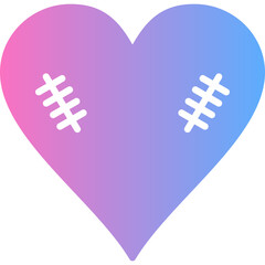 Sewing Heart Icon