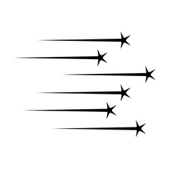 Line with star illustration 