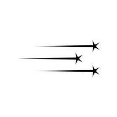 Line with star illustration 