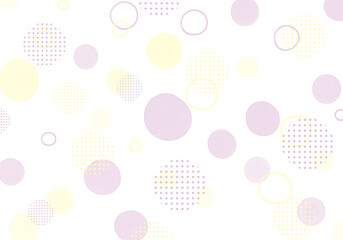 水玉のかわいい背景デザイン