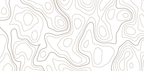 Outdoor pattern of topographic line map. Vector line pattern.  Travel and navigation, cartography design element. Vector illustration - obrazy, fototapety, plakaty