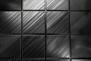 Silver shiny metal panel surface for background