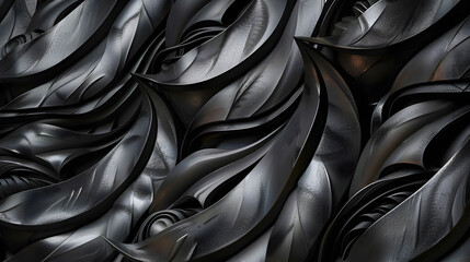 Luxurious black velvet drapes with a soft, rippled texture create an elegant backdrop