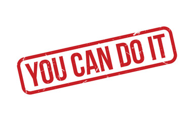 You Can Do It Rubber Stamp Seal Vector