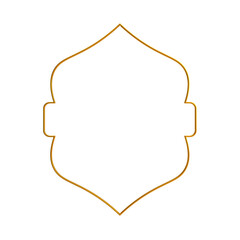 Decorative Islamic Frame, golden frame, decorative frame