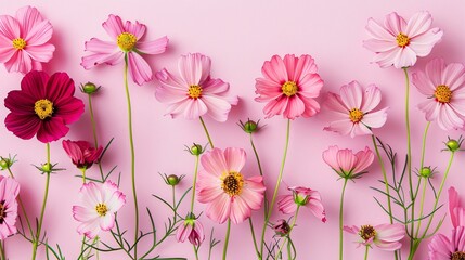 Fototapeta premium Flower on background, a picture of gorgeous blossom. Bright and vibrant, it's a wonderful natural decoration.