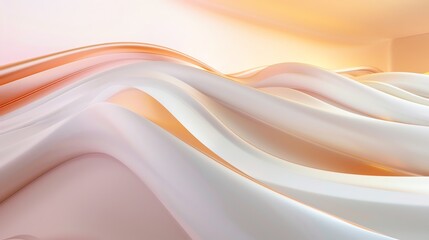 gold and white gradient curved shape white background, for banner wallpaper, aspect ratio 3:1 - obrazy, fototapety, plakaty