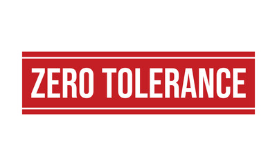Zero Tolerance Rubber Stamp Seal Vector