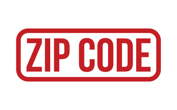 Zip Code rubber grunge stamp seal vector