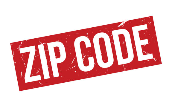 Zip Code rubber grunge stamp seal vector