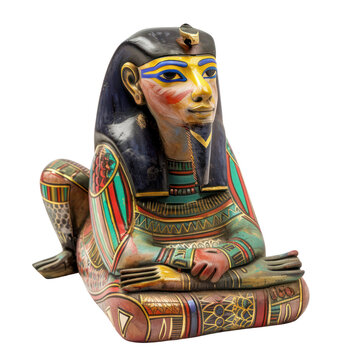 Heh Egypt Art object isolated on transparent png.