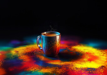 Wrapping your hands around a mug of vibrant mulled cider, its spicy aroma filling the air.
