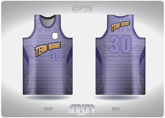 EPS jersey sports shirt vector.purple stripes pattern design, illustration, textile background for basketball shirt sports t-shirt, basketball jersey shirt