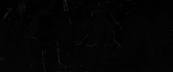 Vector white dust and scratches on a black background, white scratches with scuffs isolated on black.