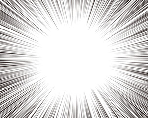 集中線　背景素材02