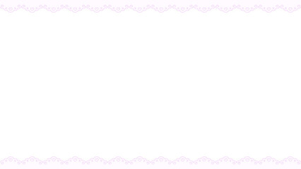 ハートレースなシンプルフレーム♪PNG