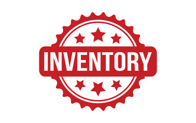 Inventory rubber grunge stamp seal vector