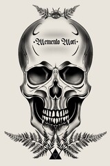 skull and crossbones tattoo design