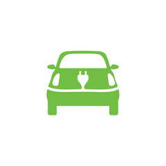 Electric vehicle charger station logo design