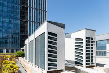 Air conditioning units in office park