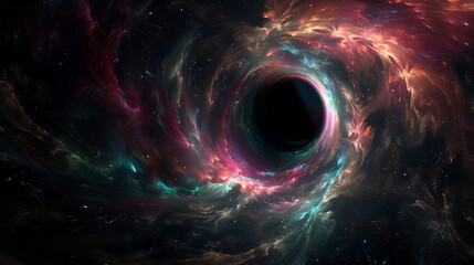Spiraling Black Hole Swirling in the Cosmic Galaxy